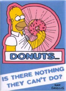 Simpsons Donuts Is There Nothing They Can't Do Homer Magnet SM982 Refrigerator Magnets Kitchen & Dining