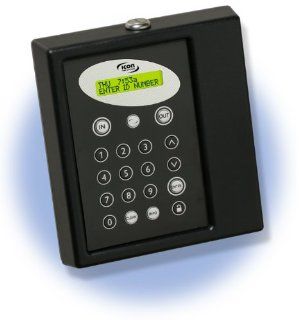 PIN Entry Stand Alone Employee Time Clock Black 