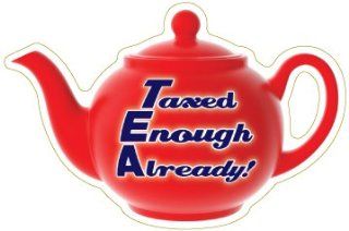 Taxed Enough Already Tea Pot Magnet Automotive