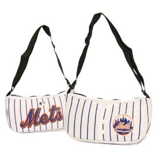 New York Mets Pinstripe Small Jersey Style Purse (Measures Approximately 12" x 7" x 3")  Sports Fan Jerseys  Sports & Outdoors