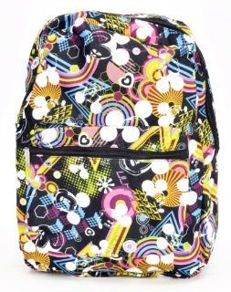 Walt Disney Mickey Mouse Mickey Pattern Teenager Young Adult Large Backpack and Mickey Bifold Wallet Set, Backpack Size Approximately 16" Toys & Games