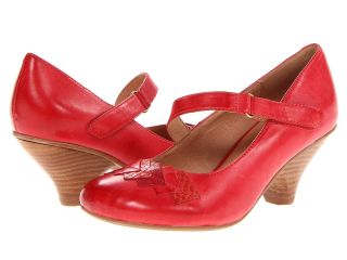 Miz Mooz Petula Womens Maryjane Shoes (Red)