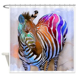  Zebra Dreams Shower Curtain