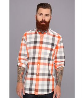 French Connection Distribution Check L/S Woven Mens Long Sleeve Button Up (Multi)