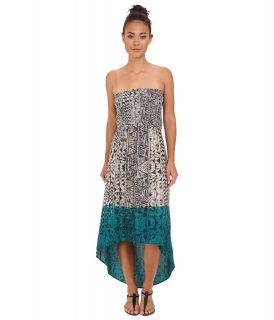 Angie Tribal Print Tube Dress Womens Dress (Gray)