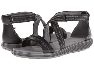 Rockport TruWALKzero Low Sandal Padded Ankle Womens Sandals (Black)