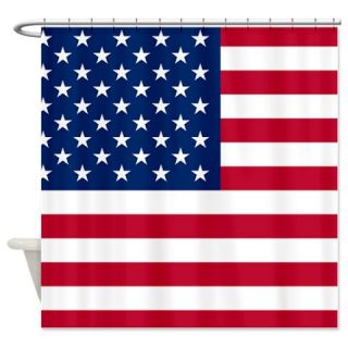  US Flag Shower Curtain
