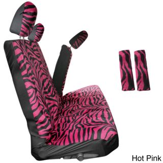 Oxgord Zebra/ Tiger Striped 60/40 Split Bench 8 piece Seat Cover Set