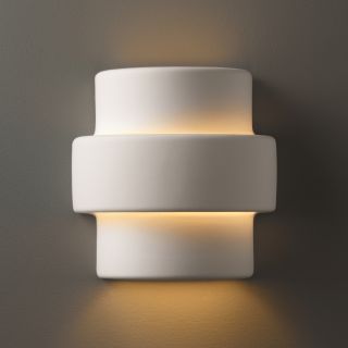 1 light Step Ceramic Sconce