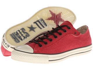Converse by John Varvatos Chuck Taylor All Star Ox   Stud Closure Canvas Lace up casual Shoes (Red)