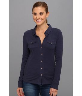 Carve Designs Anderson Button Down Womens Long Sleeve Button Up (Blue)