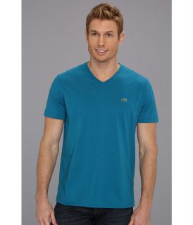 Lacoste S/S Pima Jersey V Neck T Shirt Mens T Shirt (Multi)