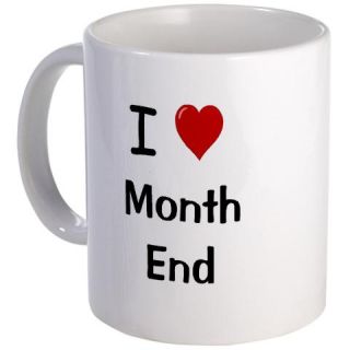  Financial Accountant Mug   I Love Month End Mug