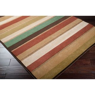 Meticulously Woven Pamela Transitional Striped Indoor/ Outdoor Area Rug (47 X 67)
