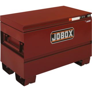 Jobox 36 Inch Heavy Duty Steel Chest   Site Vault Security System, 8.3 Cu. Ft.,