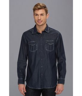 Tommy Bahama Denim By All Seams Denim L/S Shirt Mens Long Sleeve Button Up (Navy)