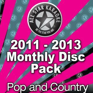 All Star Karaoke October 2011   September 2013 Pop and Country Disc Hits Pack (ASK 36M PK PRO) Music