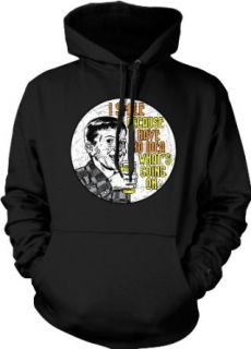 I Smile Because I Have No Idea What's Going On Hooded Pullover Sweatshirt Novelty Hoodies Clothing