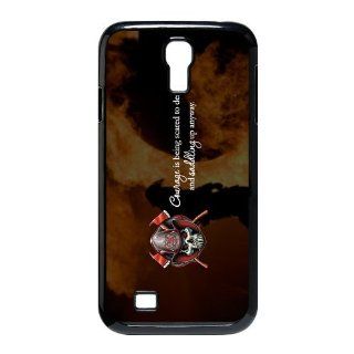 Fireman/Firefighter Symbol with Courage Quotes Black Samsung Galaxy S3 I9300 Case Cover   quote "Courage is being scared to death and saddling up anyway" Cell Phones & Accessories
