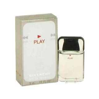 PLAY by Givenchy for MEN EDT .17 OZ MINI (note* minis approximately 1 2 inches in height)  Eau De Toilettes  Beauty