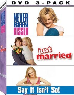 Kiss and Tell 3 Pack (Never Been Kissed / Say It Isn't So / Just Married) Drew Barrymore, Ashton Kutcher, Brittany Murphy, Christian Kane, Chris Klein, Heather Graham, David Arquette, Michael Vartan, Molly Shannon, John C. Reilly, Garry Marshall, Sean