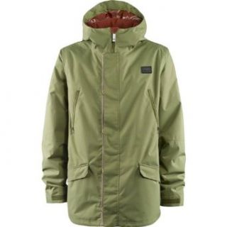 Foursquare Code Snowboard Jacket Green Beret Mens Sports & Outdoors