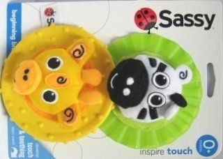 Sassy Beginning Bites Teethers Developmental Toy (3 Pack)  Baby Eating Utensils  Baby