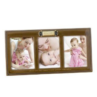Grasslands Road New Beginnings Frame, Brown Ceramic Frame Memories, 6 5/8 by 12 3/4 Inch   New Beginnings Picture Frame