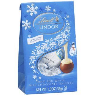 LINDOR Truffles Mini Bag Snowman  Chocolate Truffles  Grocery & Gourmet Food