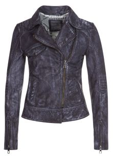 Guess   AGDA   Leather jacket   black