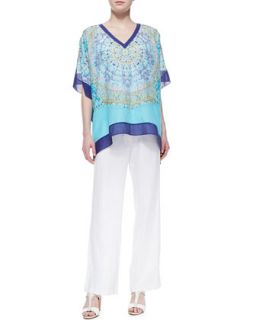 Tommy Bahama May Pen Medallion Tunic & Two Palms Linen Pants