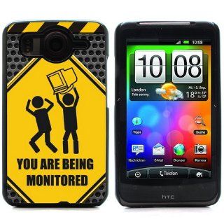 You Are Being Monitored Hard Case Cover for HTC Desire HD G10 Cell Phones & Accessories