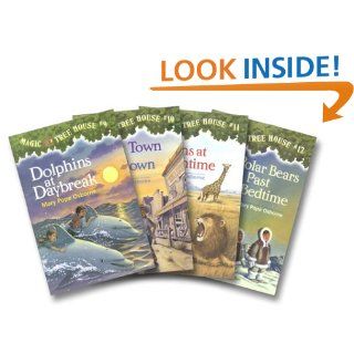 Magic Tree House Boxed Set, Books 9 12 Dolphins at Daybreak, Ghost Town at Sundown, Lions at Lunchtime, and Polar Bears Past Bedtime Mary Pope Osborne, Sal Murdocca 9780375825538 Books
