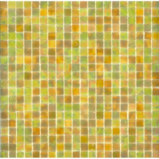 Elida Ceramica Onyx Dune Glass Mosaic Square Indoor/Outdoor Wall Tile (Common 13 in x 13 in; Actual 12.75 in x 12.75 in)