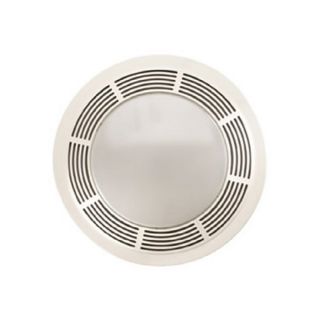 Broan 3.5 Sone 100 CFM White Bathroom Fan with Light