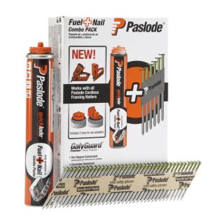 Paslode 2 in x .113 Ring Shank Galvanized Fuel and Nails Pack