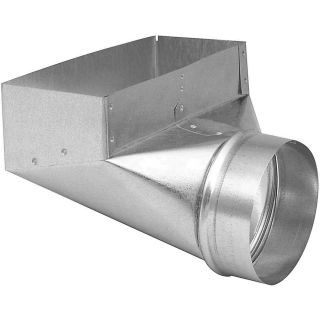 IMPERIAL 4 in x 12 in Galvanized Duct