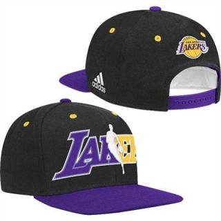 adidas Los Angeles Lakers NBA Logo Wordmark Snapback Hat