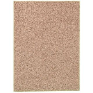 Shaw Living Dutchess 5 ft x 7 ft Rectangular Beige Solid Area Rug