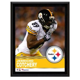 Jerricho Cotchery Pittsburgh Steelers Sublimated 10.5 x 13 Plaque