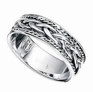 Mens Thumb Ring Hallmarked 925 Silver Sizes 7  13 You Choose Below Jewelry