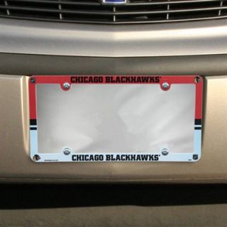 Chicago Blackhawks Plastic License Plate Frame