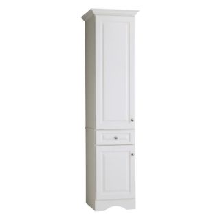 Style Selections Northrup 49 in H x 18 in W x 21 in D White Linen Cabinet