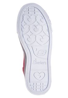 Skechers TWINKLE TOES S LIGHT SHUFFLES WHITE SPARK   High top trainers
