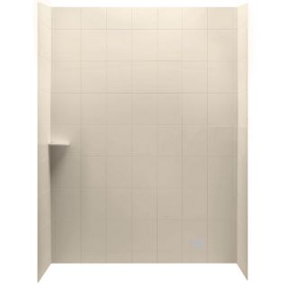 American Standard Ciencia 36 in W x 60 in D x 96 in H Aurora Acrylic Shower Wall Surround Side and Back Panels