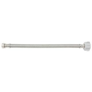 Watts 7/16 in Compression 12 in Braided Stainless Steel Toilet Supply Line