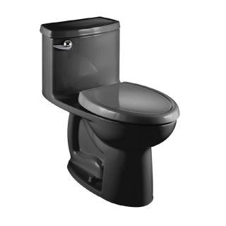 American Standard Cadet 3 FloWise Black 1.28 GPF (4.85 LPF) 12 in Rough In WaterSense Elongated 1 Piece Standard Height Toilet