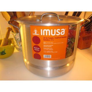 Imusa Steamer Pot, Aluminum, 20 Quart Kitchen & Dining