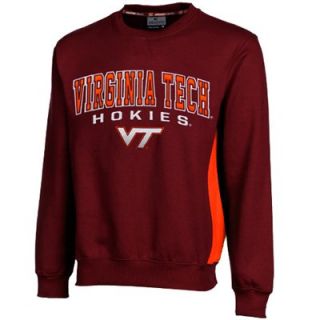 Virginia Tech Hokies Turf Crew Neck Sweatshirt   Maroon