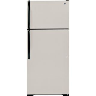 GE 18.1 cu ft Top Freezer Refrigerator with Single Ice Maker (Silver Metallic) ENERGY STAR